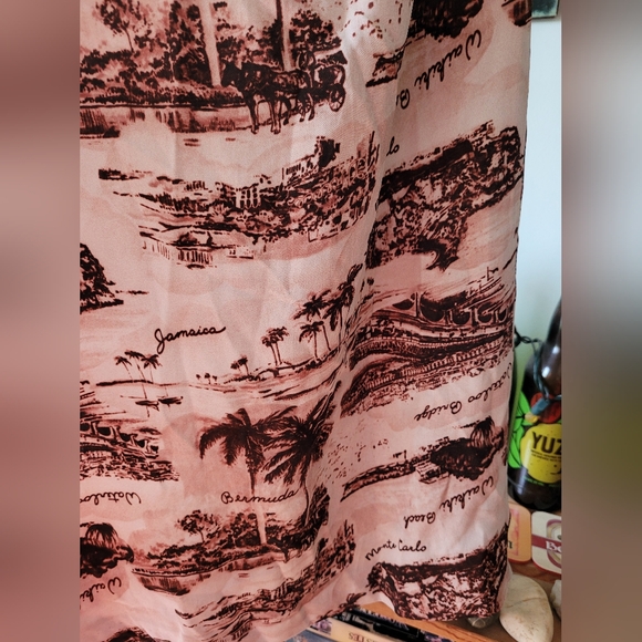 Les coyotes de Paris NWT summer postcard faux wrap maxi skirt size small - Picture 4 of 8